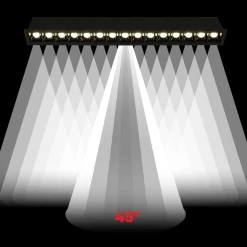 Foco lineal LED empotrable 30W - UGR18 - CRI90 - Chip OSRAM
