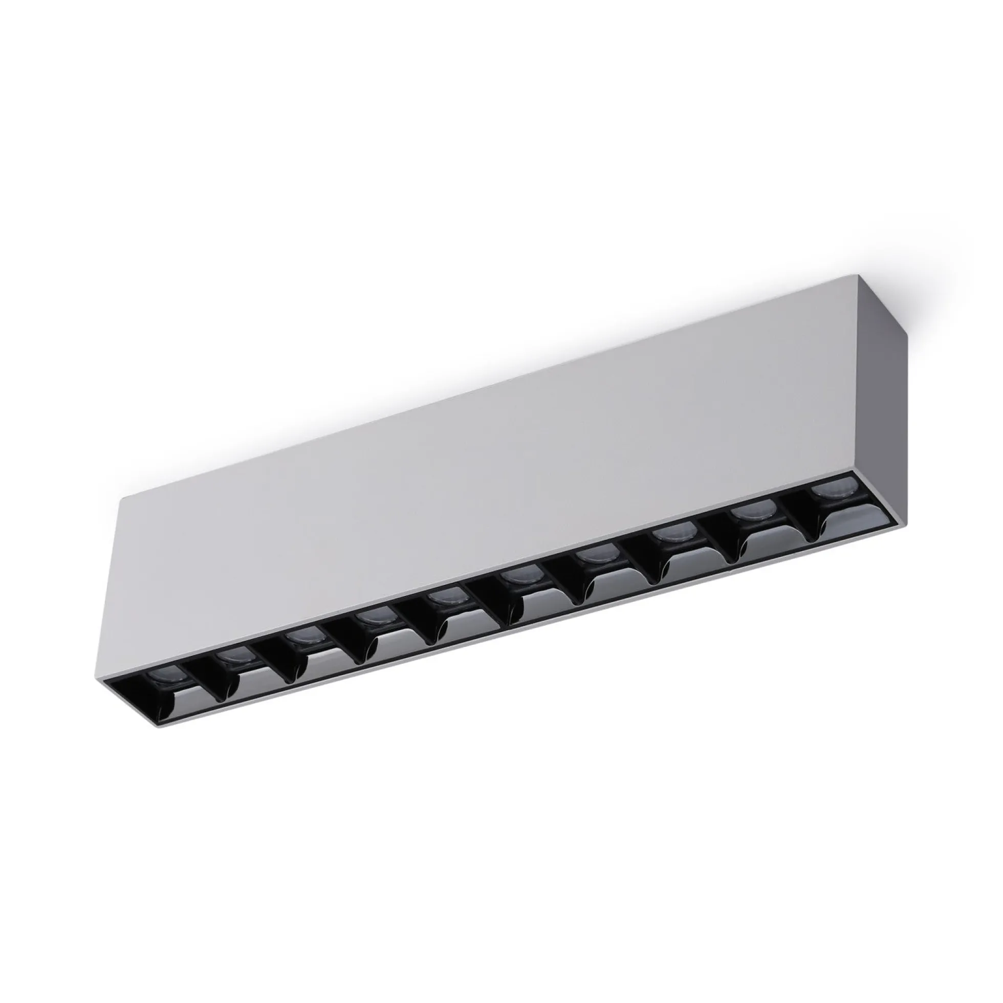 Foco lineal LED superficie color blanco - 20W - UGR18 - CRI90 - Chip OSRAM