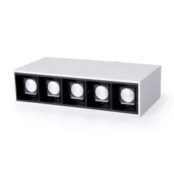 Foco lineal LED superficie - 10W - UGR18 - CRI90 - Chip OSRAM