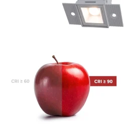 Foco lineal LED trimless / integración - 2W - UGR18 - CRI90