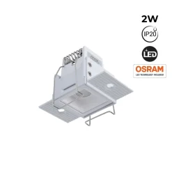 Foco lineal LED trimless / integración - 2W - UGR18 - CRI90