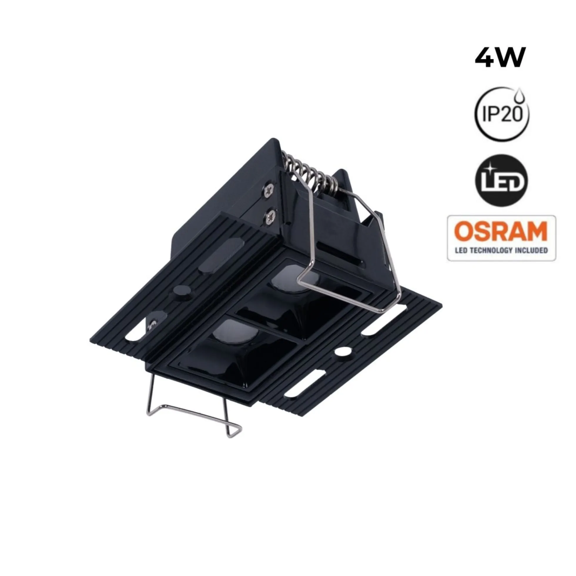 Foco lineal LED trimless / integración - 4W - UGR18 - CRI90