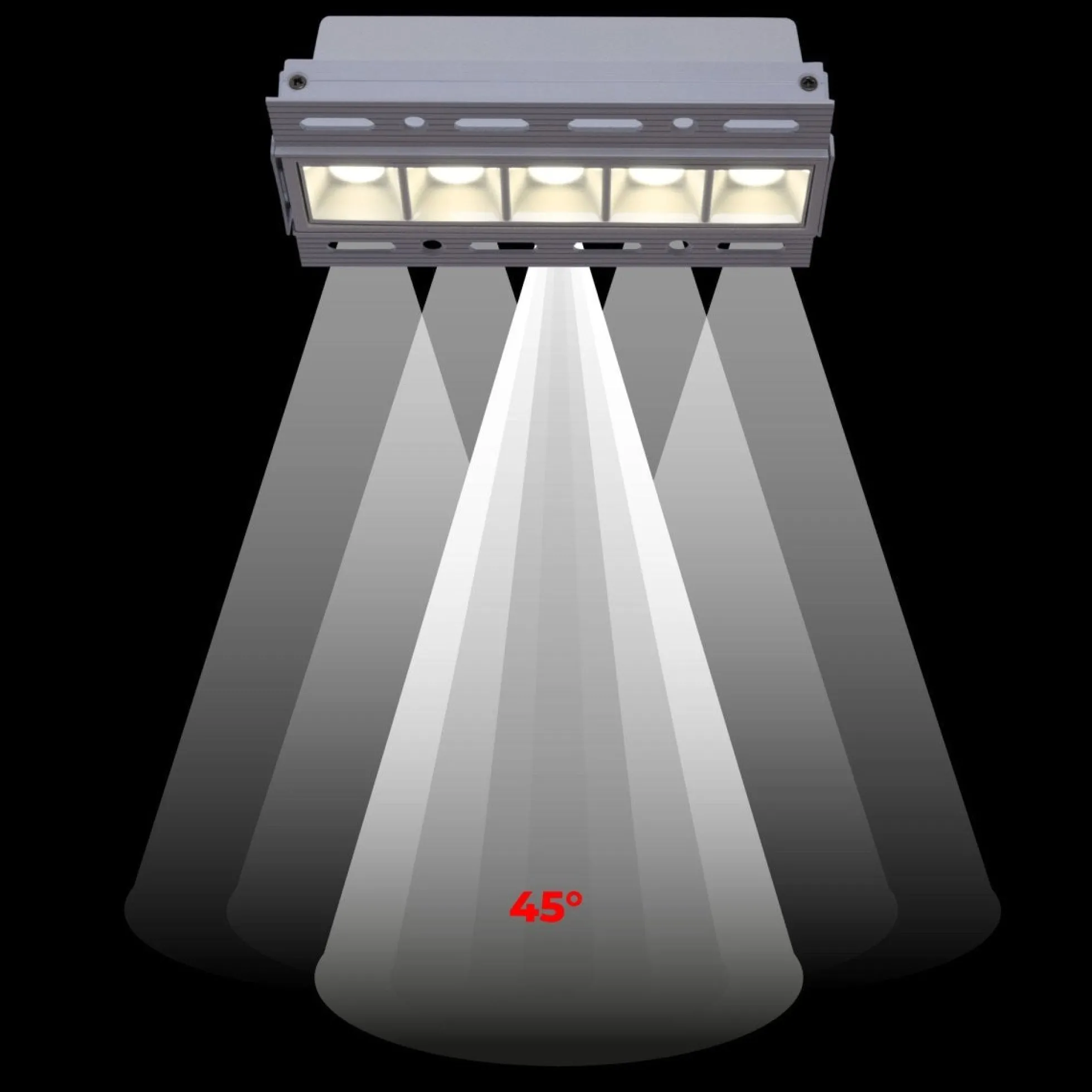 Foco lineal LED trimless / integración - 12W - UGR18 - CRI90