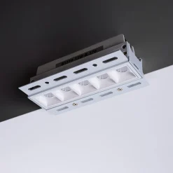 Foco lineal LED trimless / integración - 12W - UGR18 - CRI90