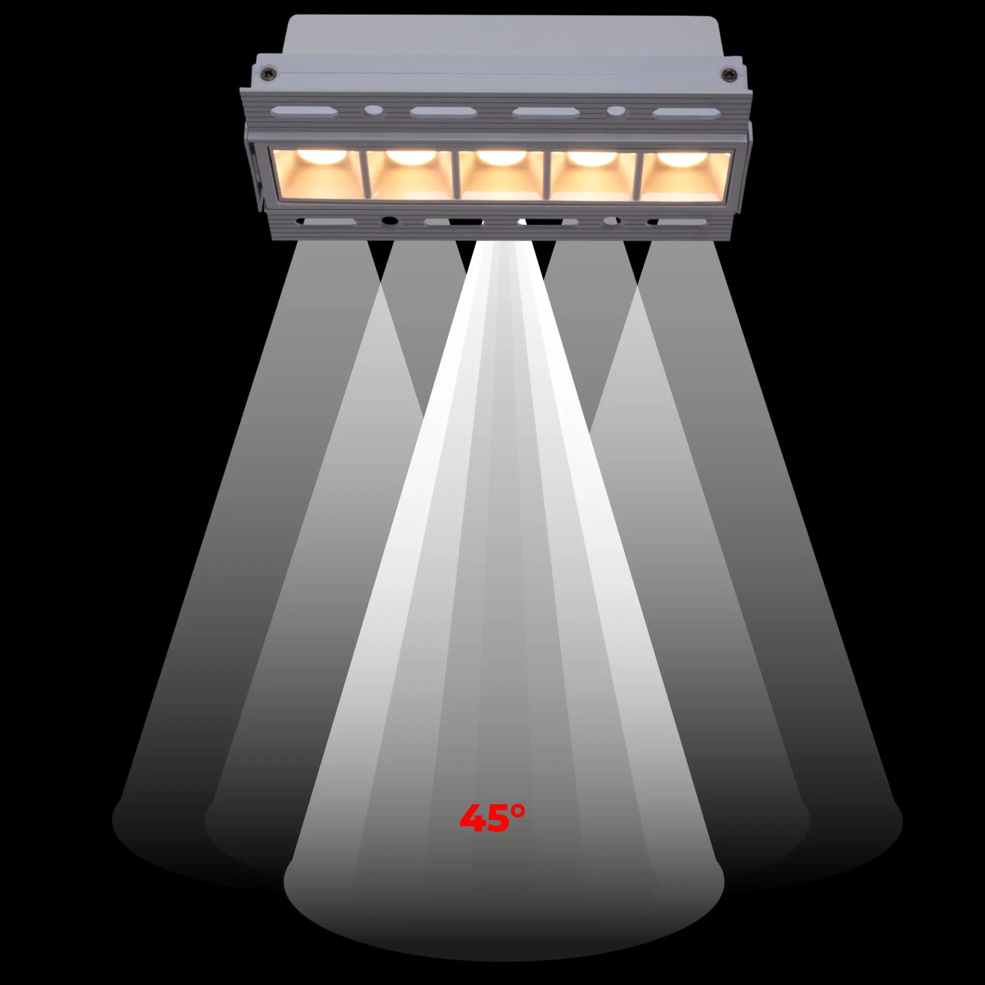 Foco lineal LED trimless / integración - 12W - UGR18 - CRI90