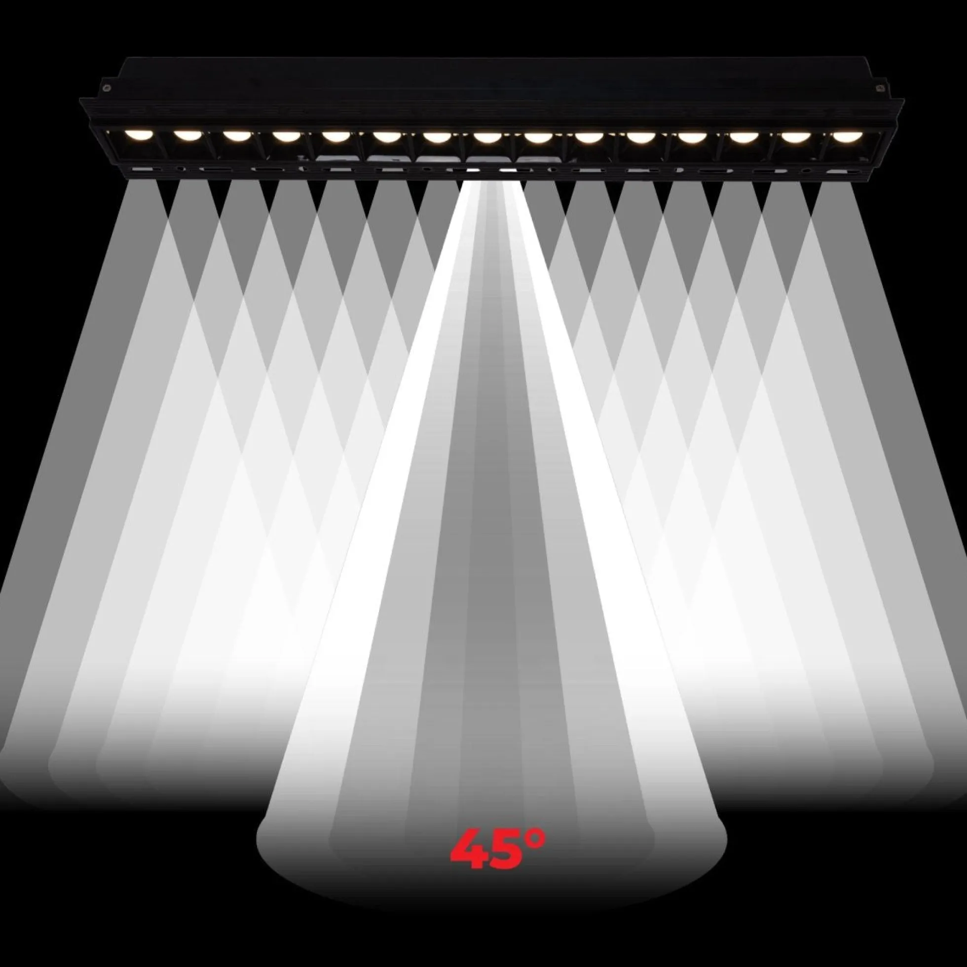 Foco lineal LED trimless / integración - 30W - UGR18 - CRI90