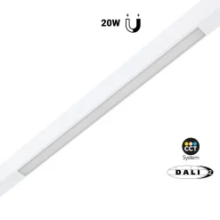 Foco lineal opal carril magnético 48V CCT - 20W - DALI regulable