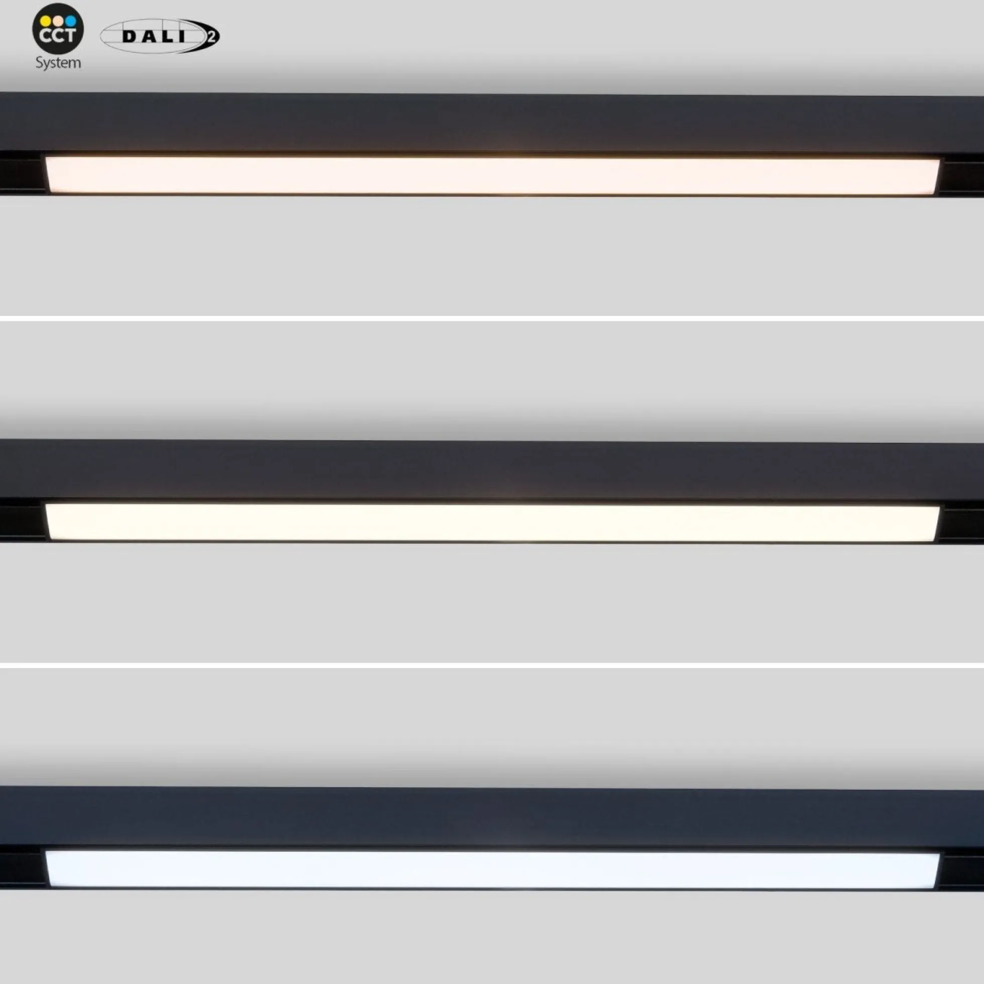 Foco lineal opal carril magnético 48V CCT - 20W - DALI regulable