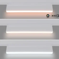 Foco lineal opal orientable carril magnético 48V CCT - 18W - DALI-2 regulable