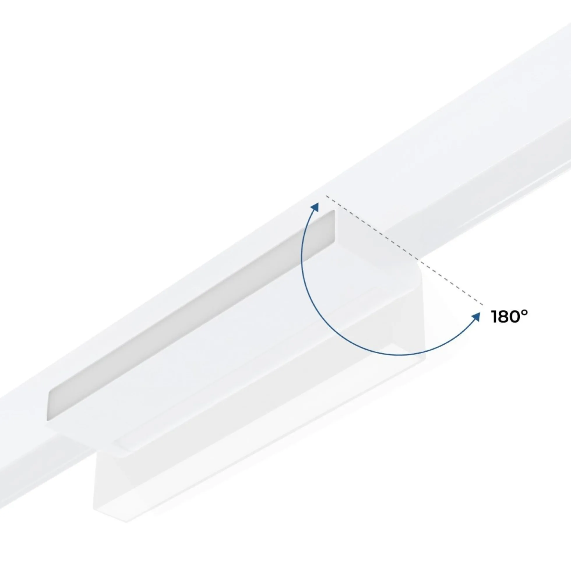 Foco lineal opal orientable carril magnético 48V CCT - 12W - Regulación DALI-2
