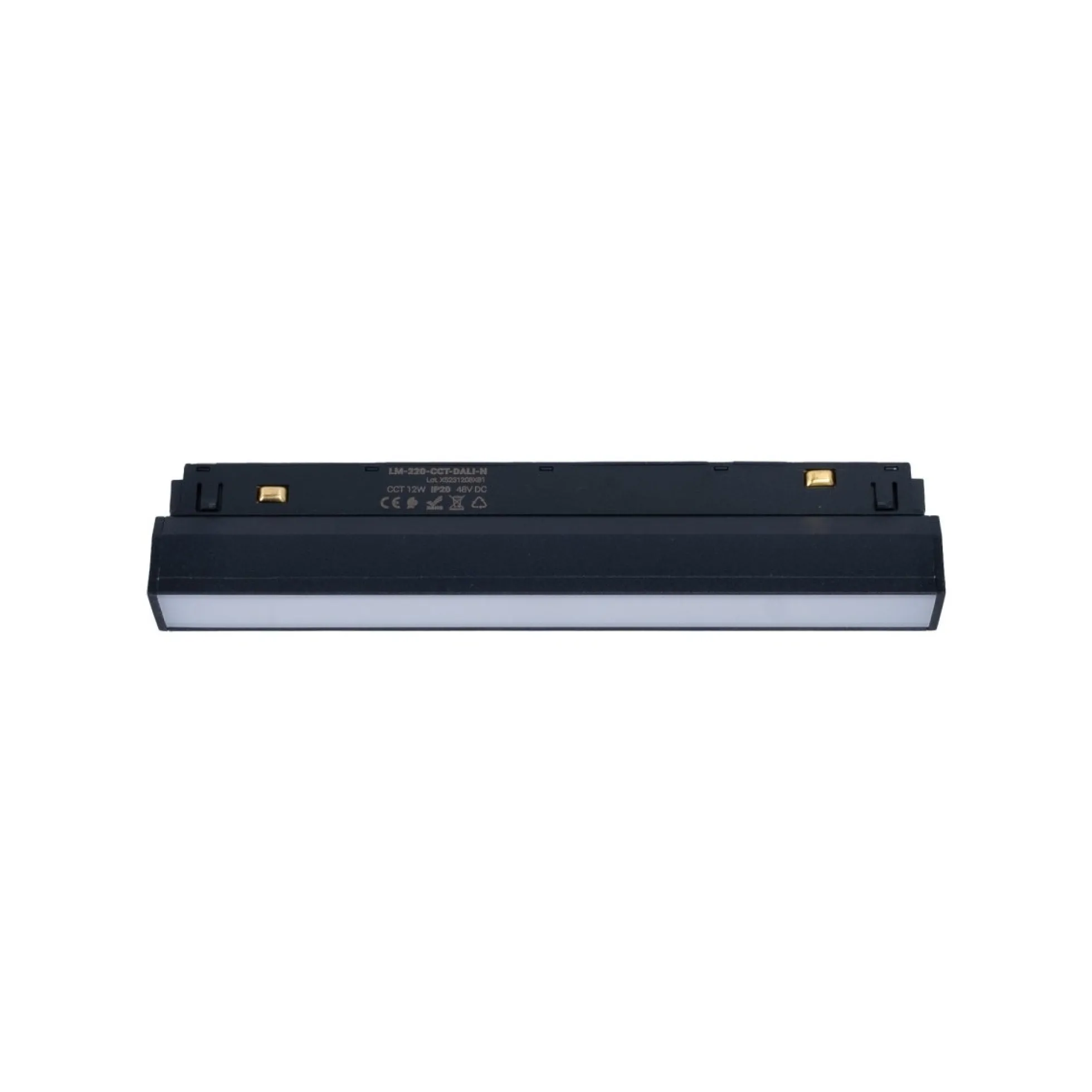 Foco lineal opal para carril magnético 48V CCT - 12W - DALI-2 regulable