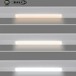 Foco lineal opal para carril magnético 48V CCT - 12W - DALI-2 regulable