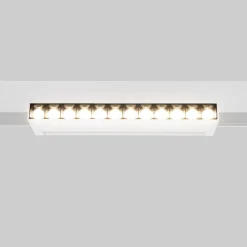 Foco lineal orientable para carril magnético 48V- 12W - Chip OSRAM  - UGR18