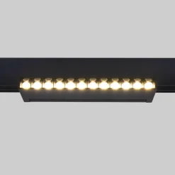 Foco lineal orientable para carril magnético 48V- 12W - Chip OSRAM  - UGR18