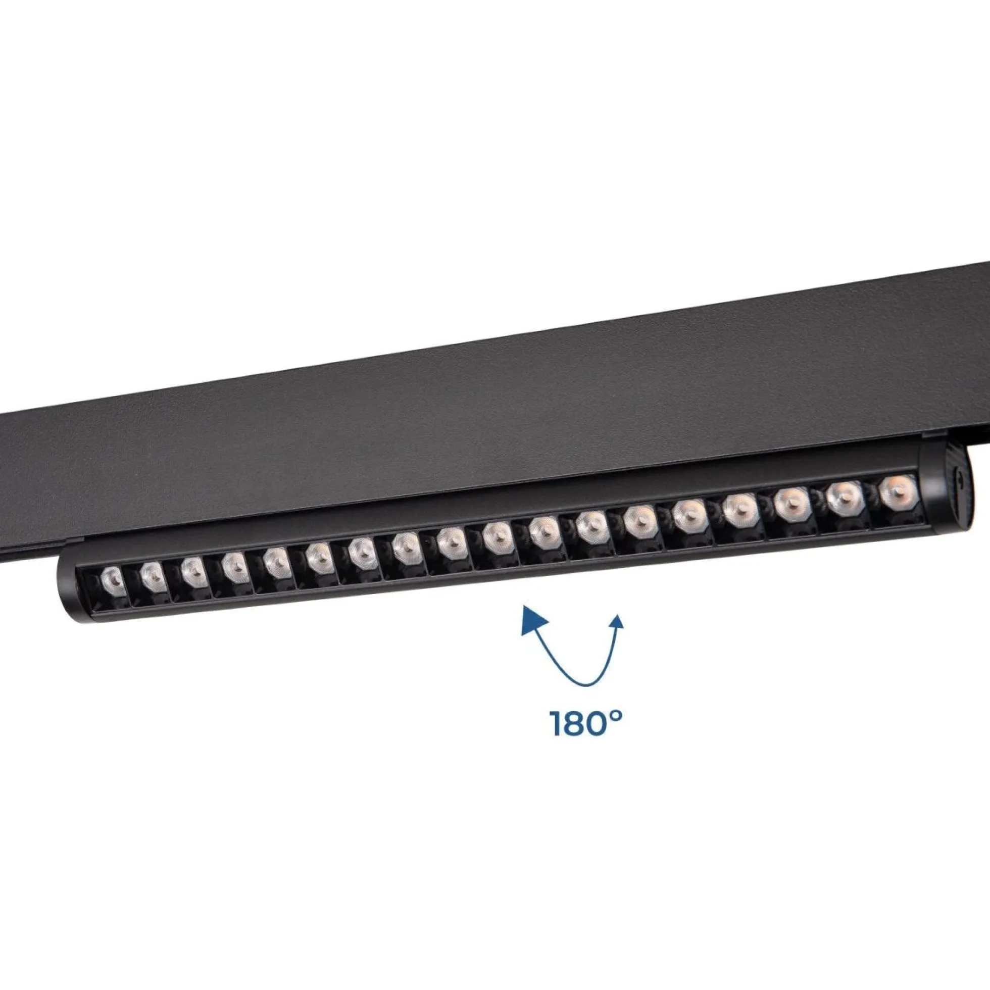 Foco lineal orientable para carril magnético 48V - 18W - Chip OSRAM - UGR18 - CRI90