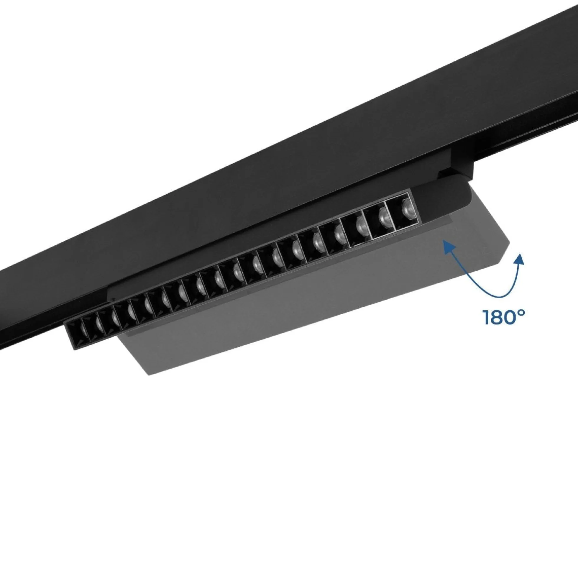 Foco lineal orientable para carril magnético 48V CCT - 12W - DALI regulable - UGR18