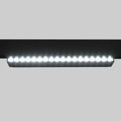 Foco lineal orientable para carril magnético 48V CCT - 18W - Regulación DALI-2 - UGR18