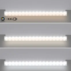 Foco lineal orientable para carril magnético 48V CCT - 18W - Regulación DALI-2 - UGR18