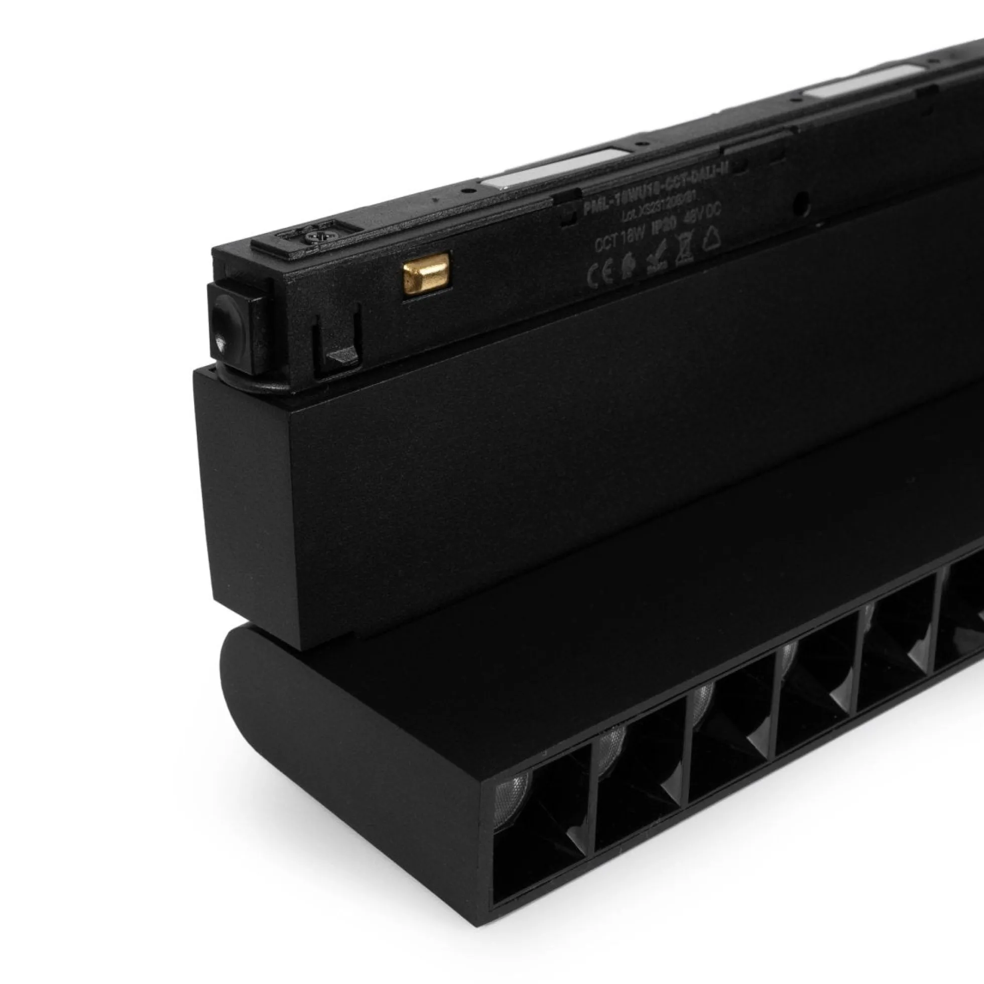 Foco lineal orientable para carril magnético 48V CCT - 18W - Regulación DALI-2 - UGR18