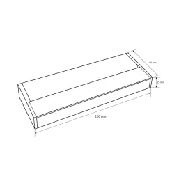 Foco lineal orientable para carril magnético - 12W - 120º - 26mm - CCT + SMART - 48V