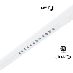 Foco lineal para carril magnético 48V CCT - 12W - DALI-2 regulable - UGR18