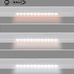 Foco lineal para carril magnético 48V CCT - 12W - DALI-2 regulable - UGR18