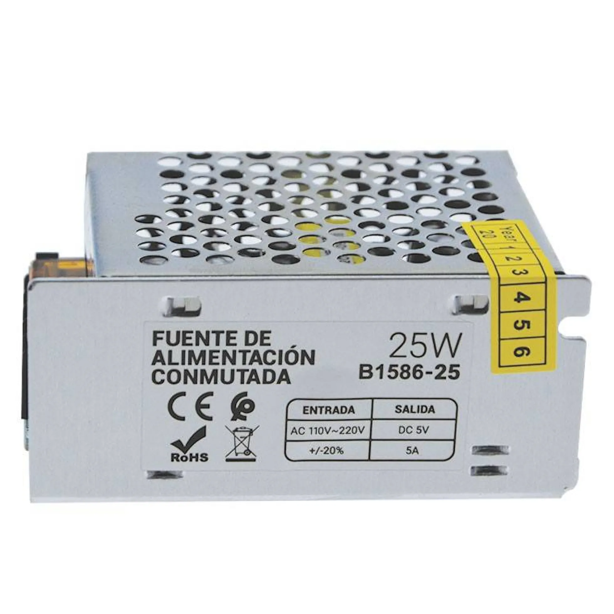 Fuente de alimentación conmutada 5V 25W