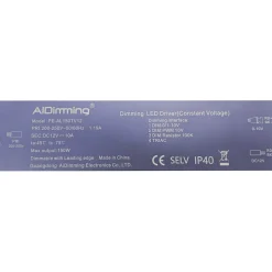 Fuente de alimentación dimmable TRIAC/0-10V DC 12V 150W 10A IP40