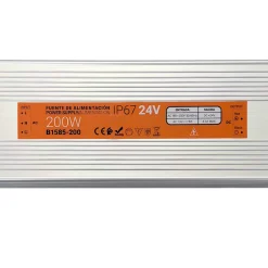 Fuente de alimentación estanca compacta 24V 200W IP67