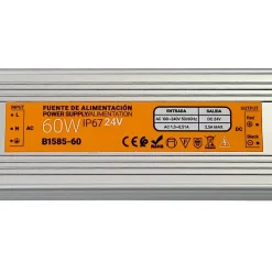 Fuente de alimentación estanca compacta 24V 60W IP67