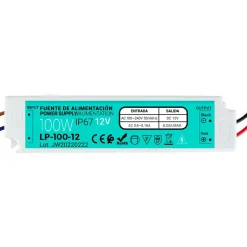 Fuente de alimentación Estanca IP67 12V 100W