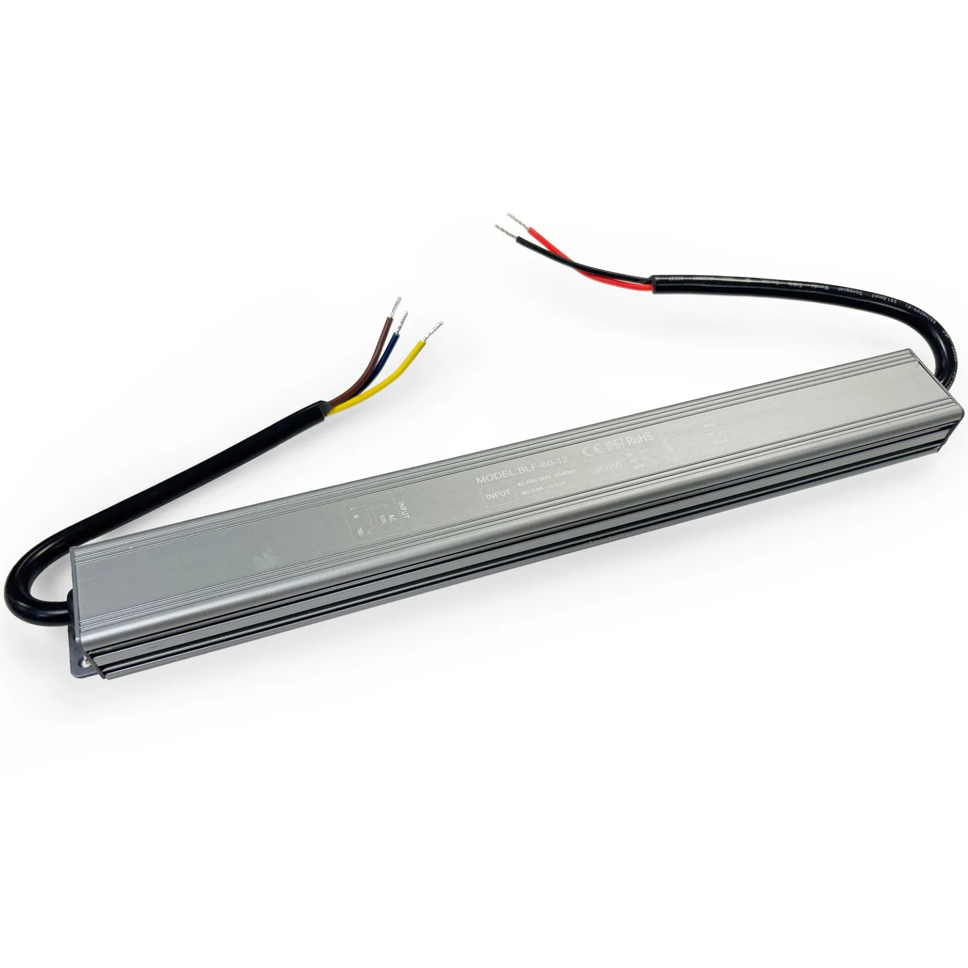 Fuente de alimentación estanca Slim 60W - 12V - 5A - IP67