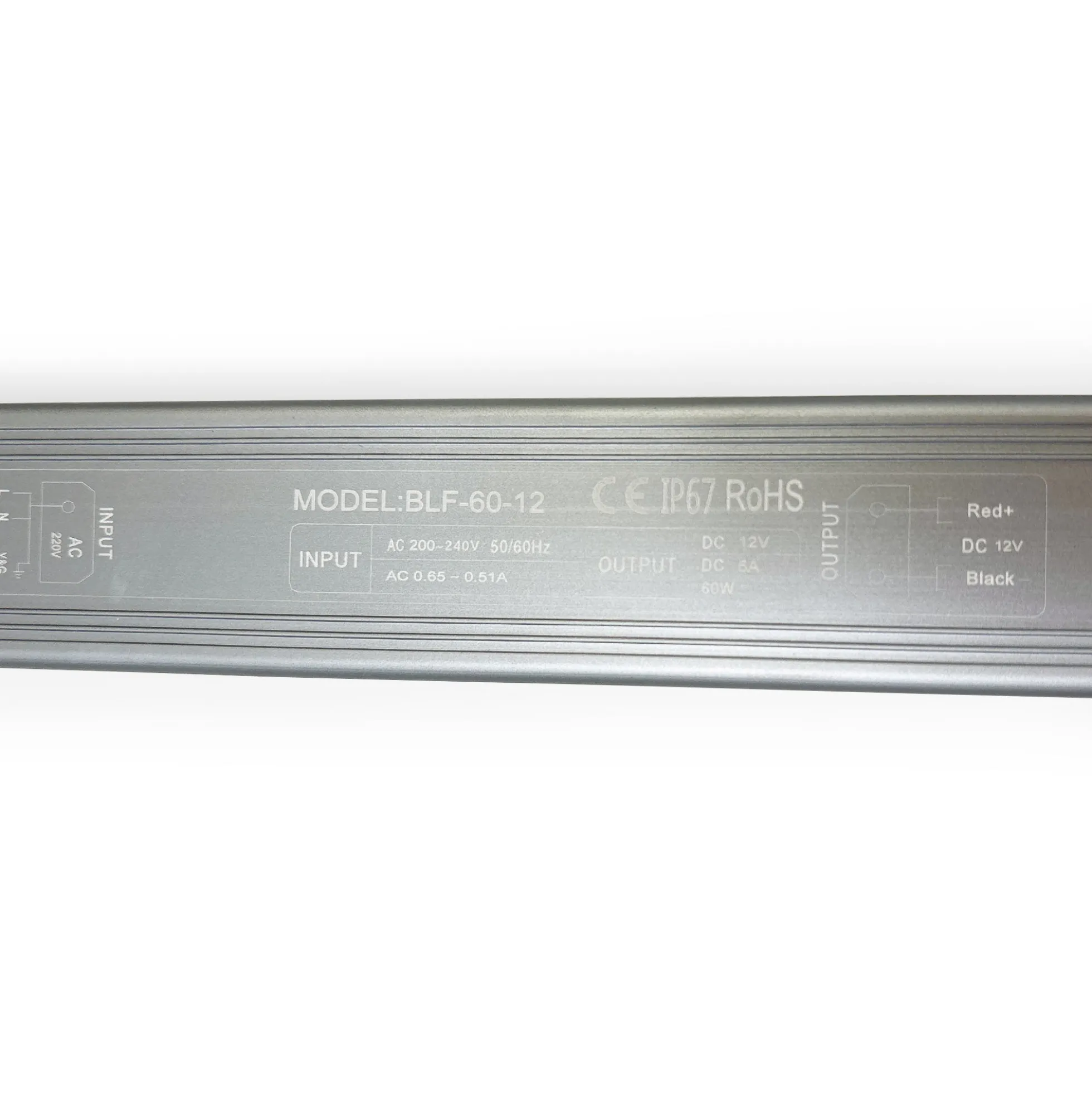 Fuente de alimentación estanca Slim 60W - 12V - 5A - IP67