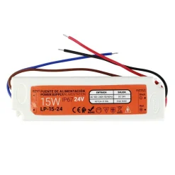 Fuente de alimentación estanca compacta 24V 15W IP67