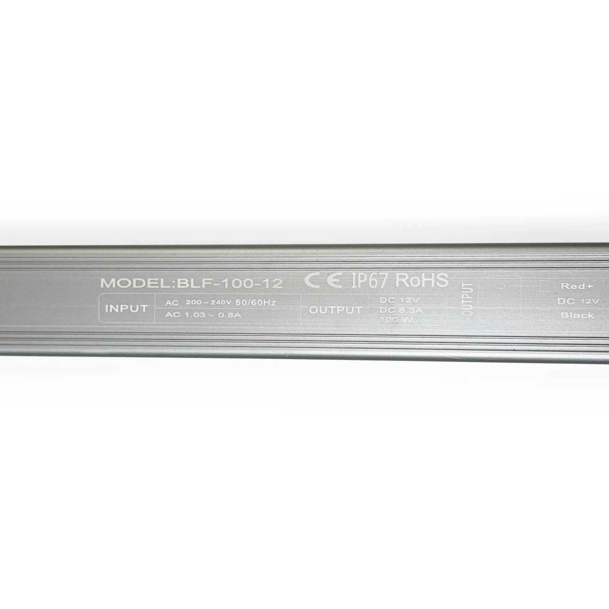 Fuente de alimentación estanca Slim 100W - 12V - 8.3A - IP67