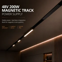 Fuente de alimentación para carril magnético - 26mm - 200W - 48V