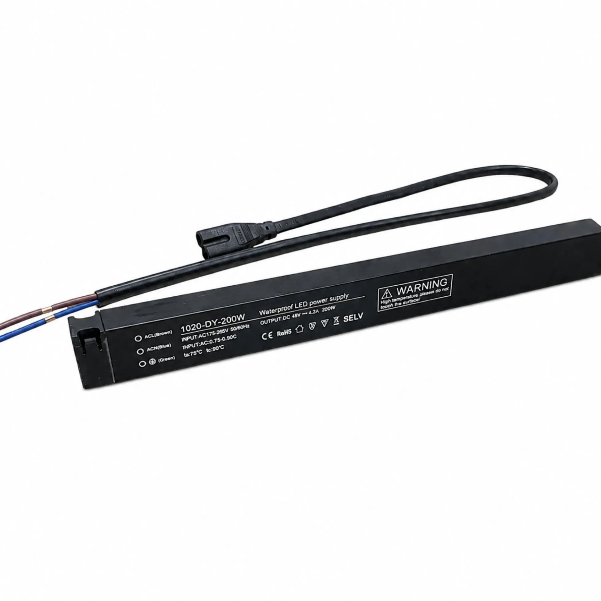 Fuente de alimentación para carril magnético - 10mm - 200W - 48V