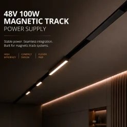 Fuente de alimentación para carril magnético - 26mm - 100W - 48V