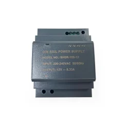 Fuente de alimentación para carril DIN TS35 - 100W - 12V - 8.33A