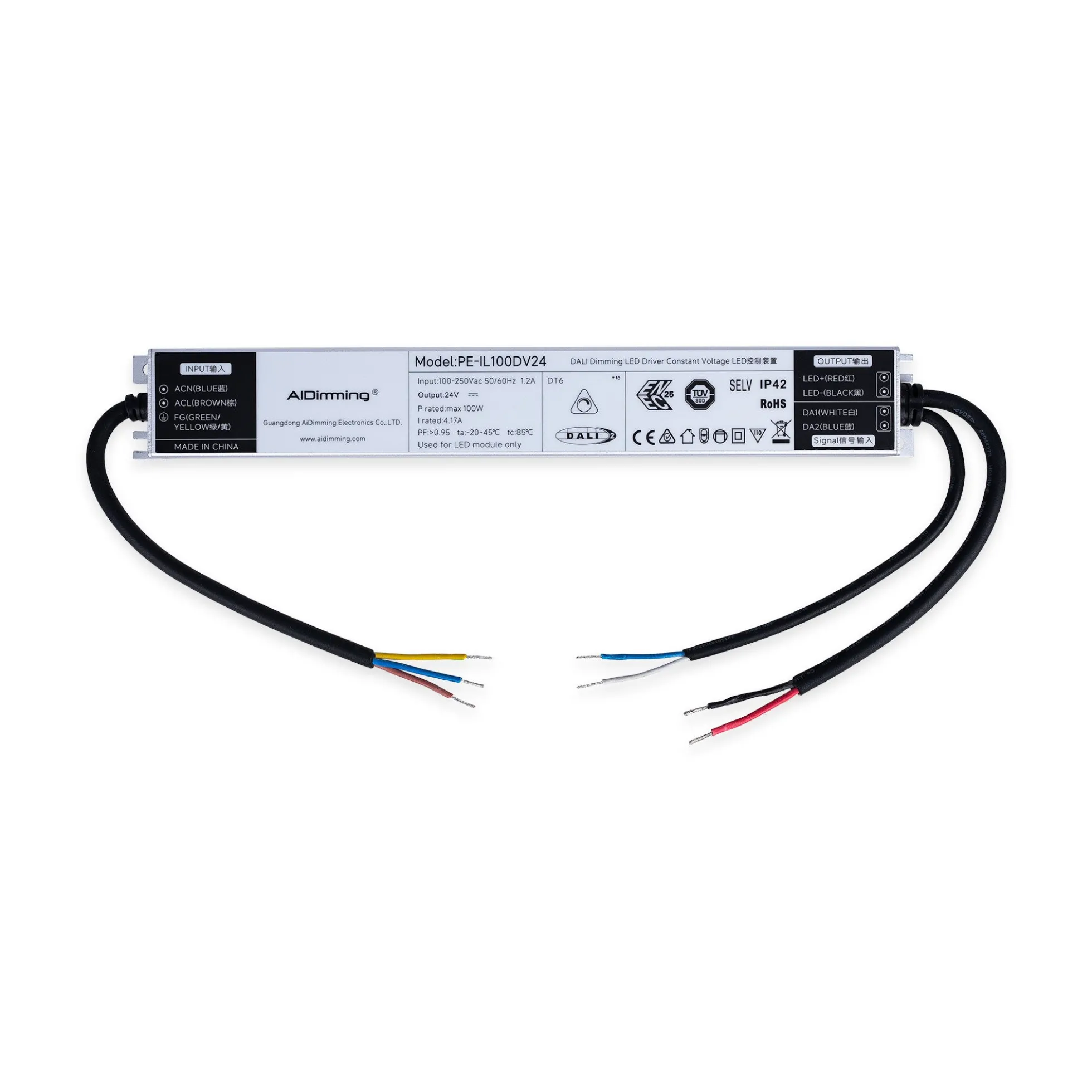 Fuente de alimentación regulable DALI DT6 - 24V DC - 4.17A - 100W