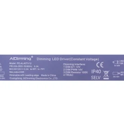 Fuente de alimentación regulable TRIAC DC 12V 3.3A 40W IP40