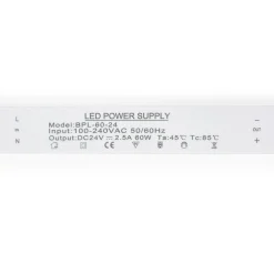 Fuente de alimentación Slim - 24V - 60W - 2.5A