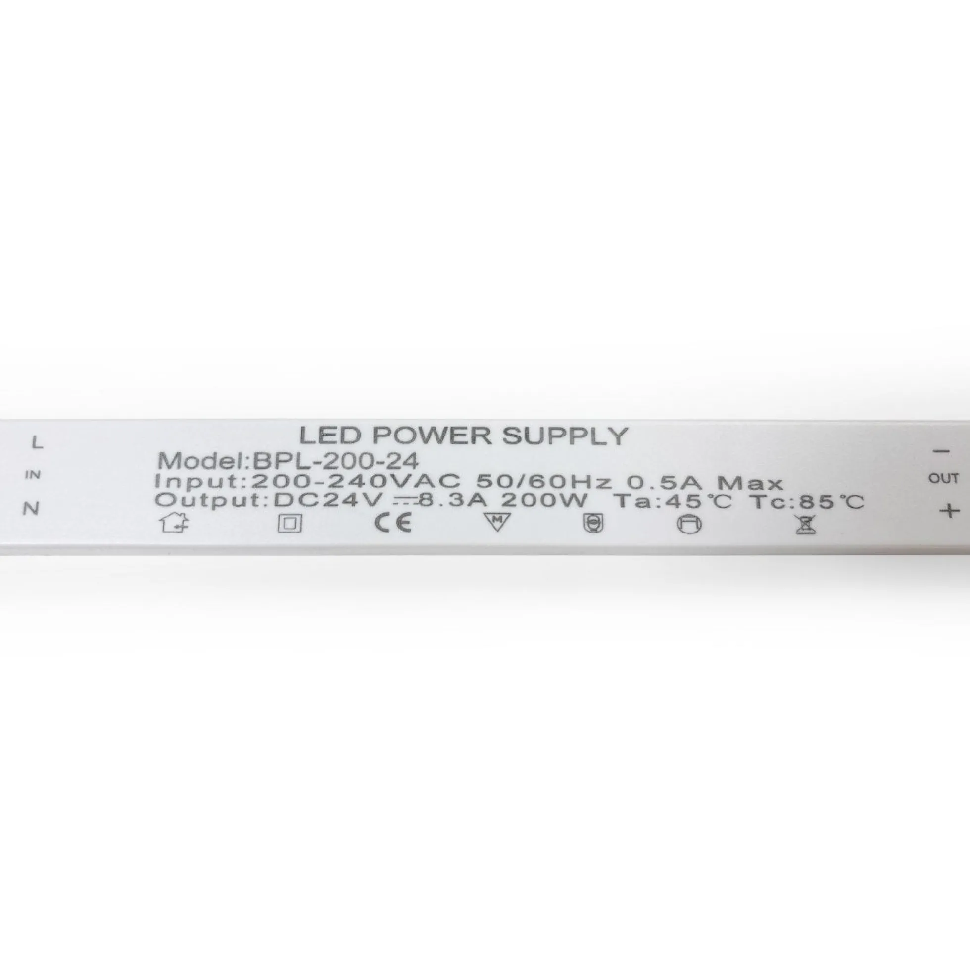 Fuente de alimentación Slim - 24V - 200W - 8,3A