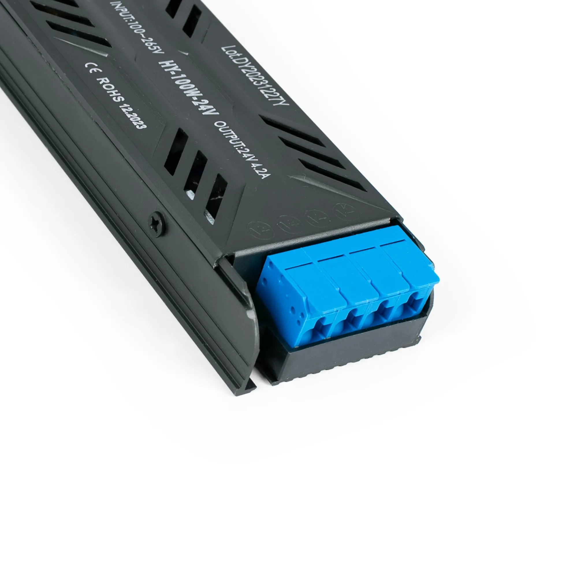 Fuente de alimentación Slim 100W 24V - 4.2A - Regleta conexión rápida - IP20