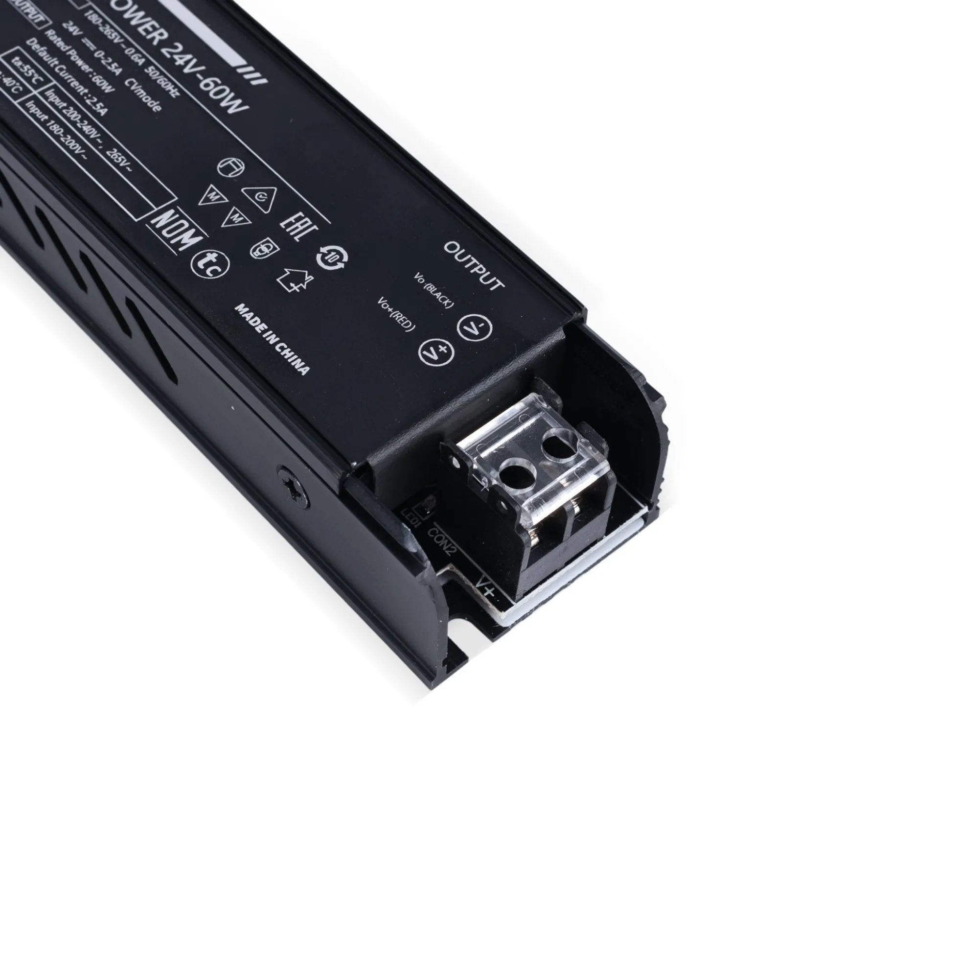 Fuente de alimentación Slim 60W 24V - 2.5A - Alta eficiencia - IP20