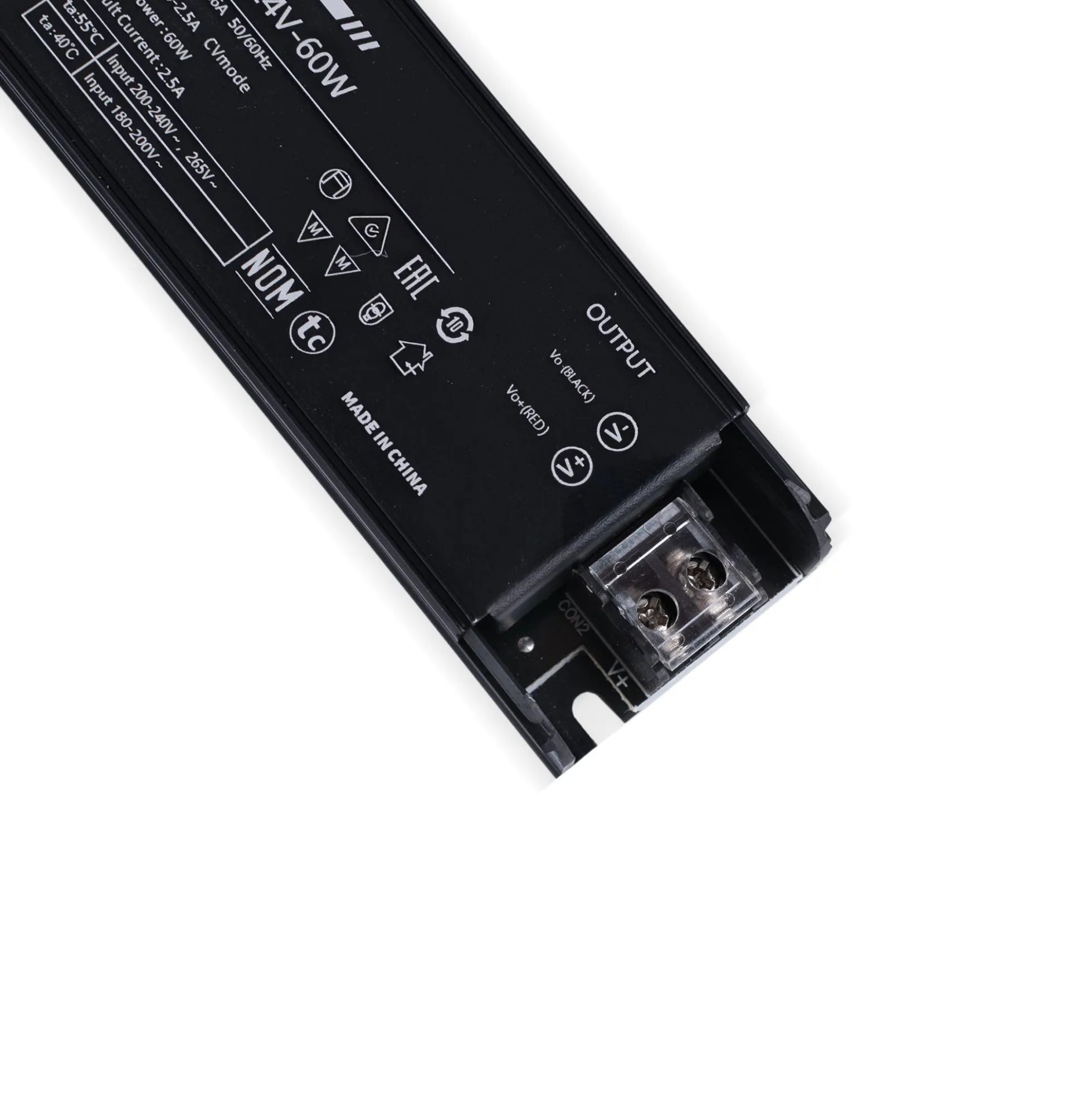 Fuente de alimentación Slim 60W 24V - 2.5A - Alta eficiencia - IP20