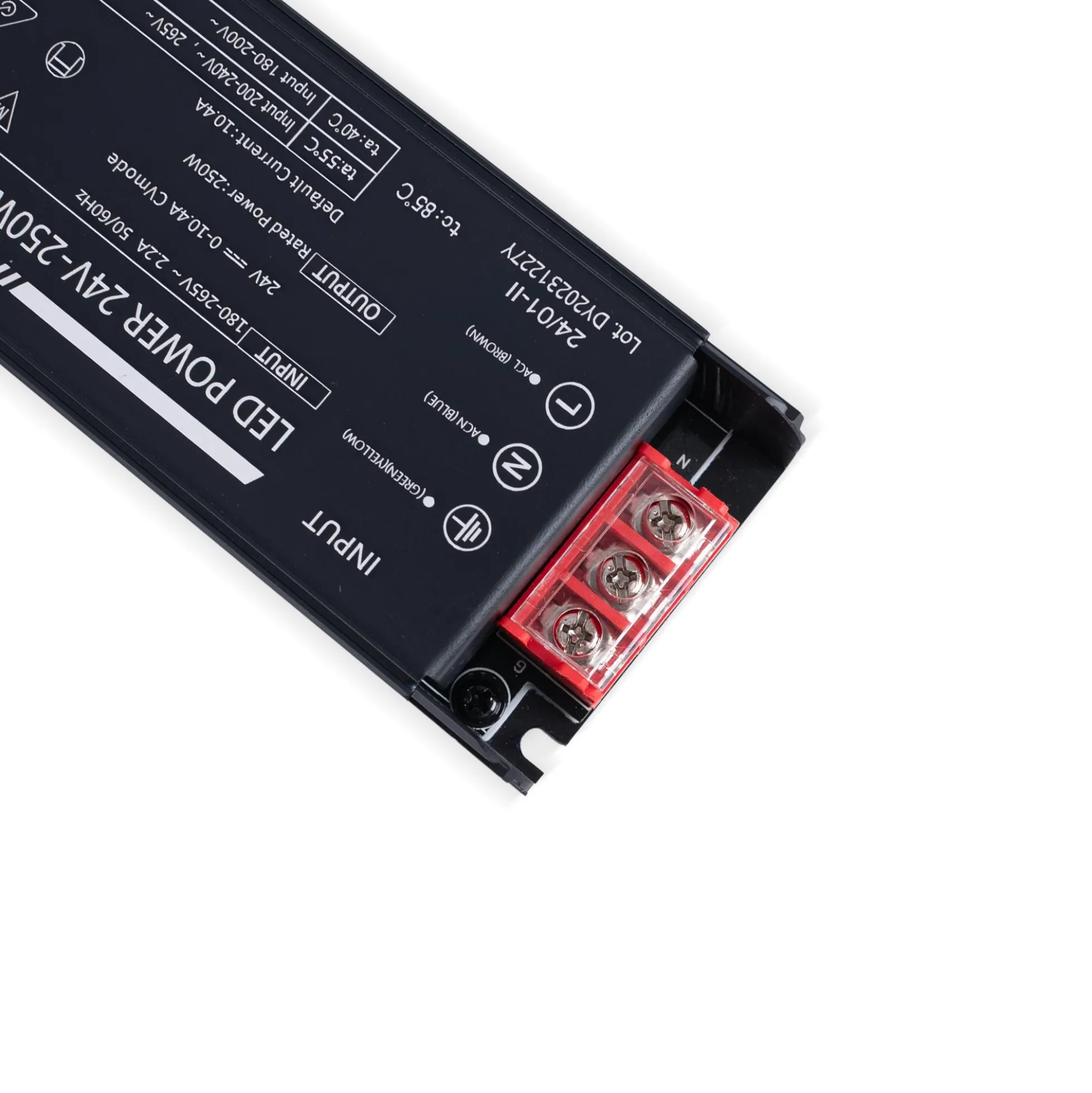 Fuente de alimentación Slim 250W 24V - 10.4A - Alta eficiencia - IP20
