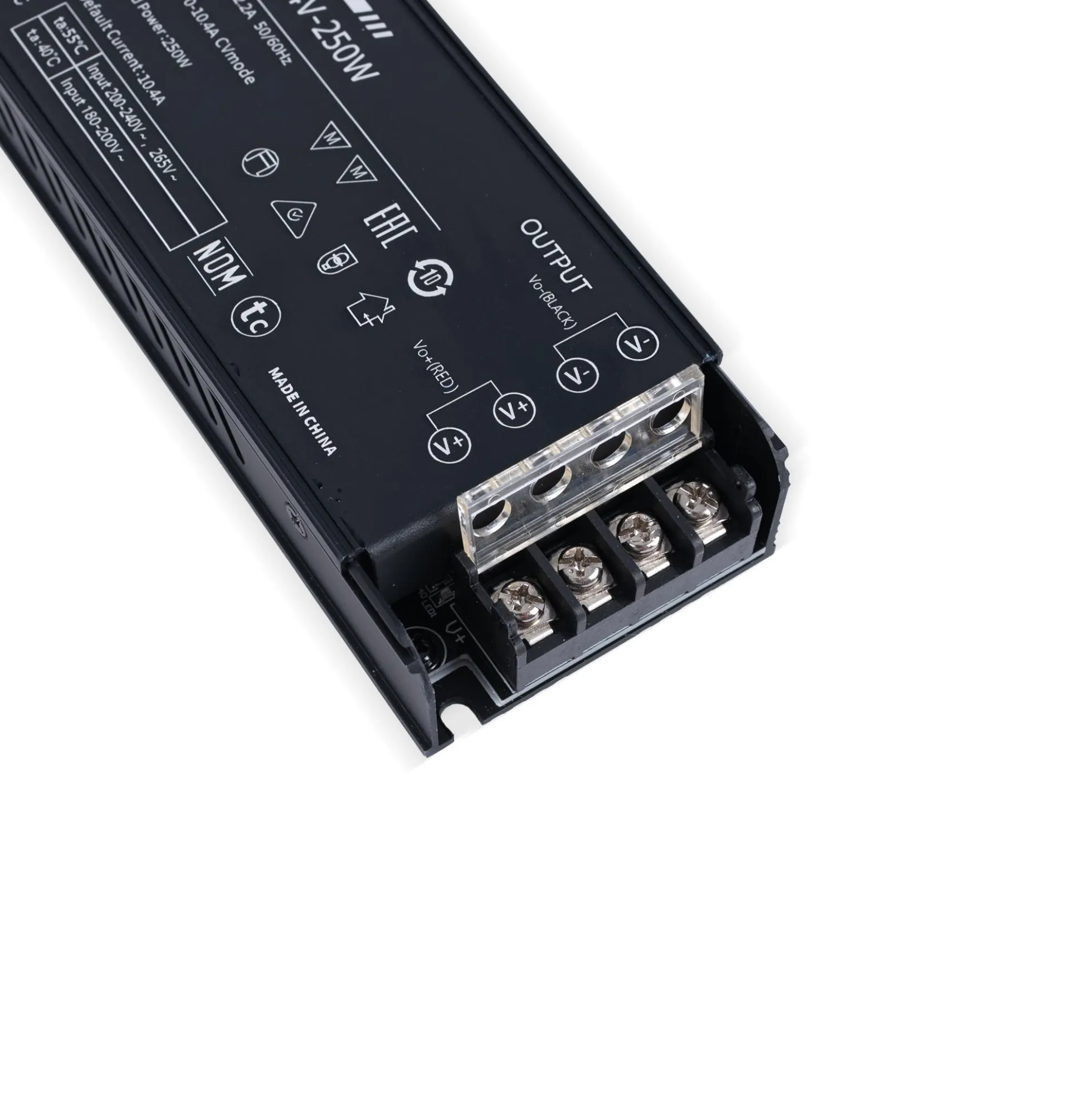 Fuente de alimentación Slim 250W 24V - 10.4A - Alta eficiencia - IP20