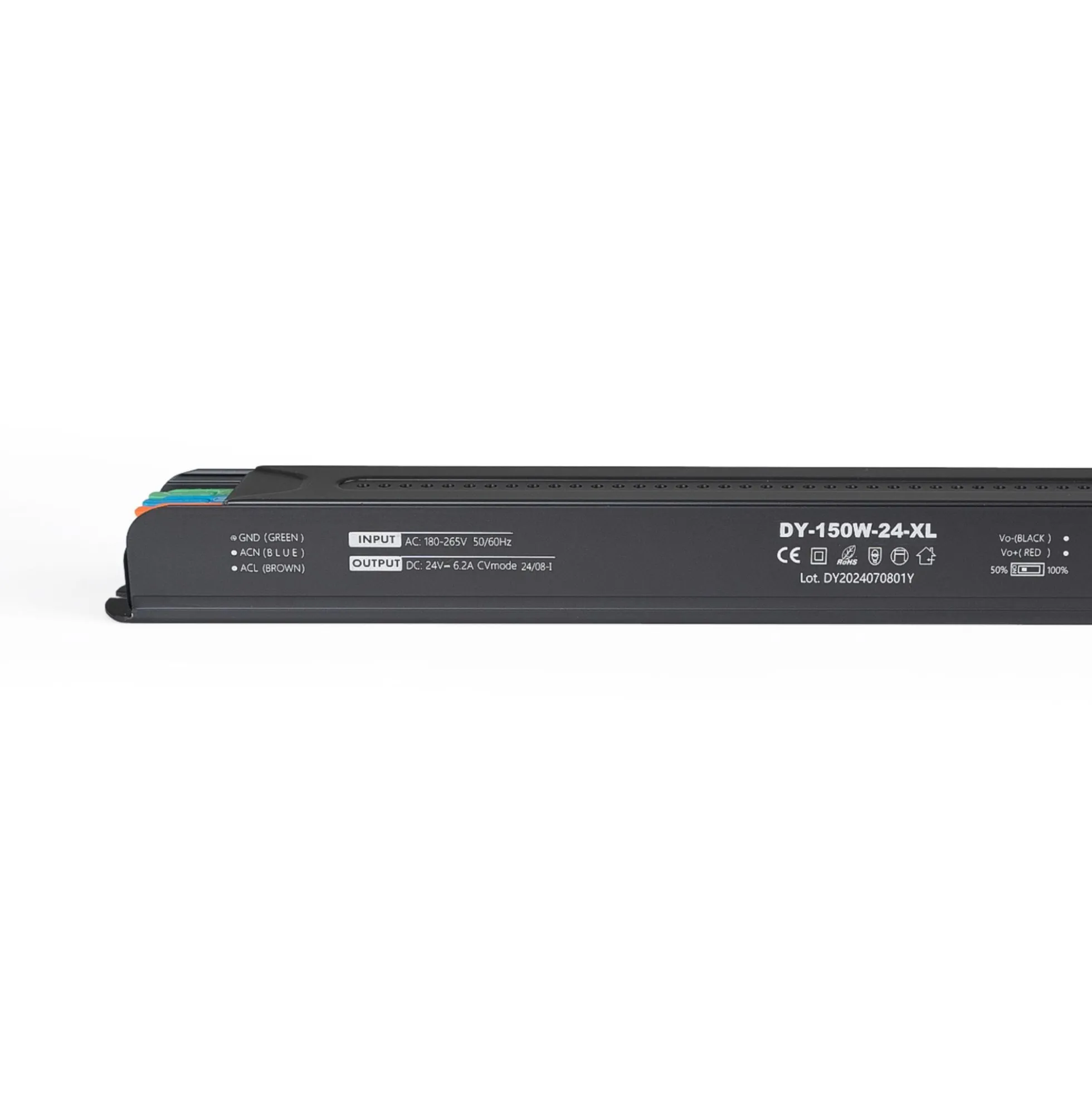 Fuente de alimentación Slim 150W 24V - 6A - Alta eficiencia - IP20