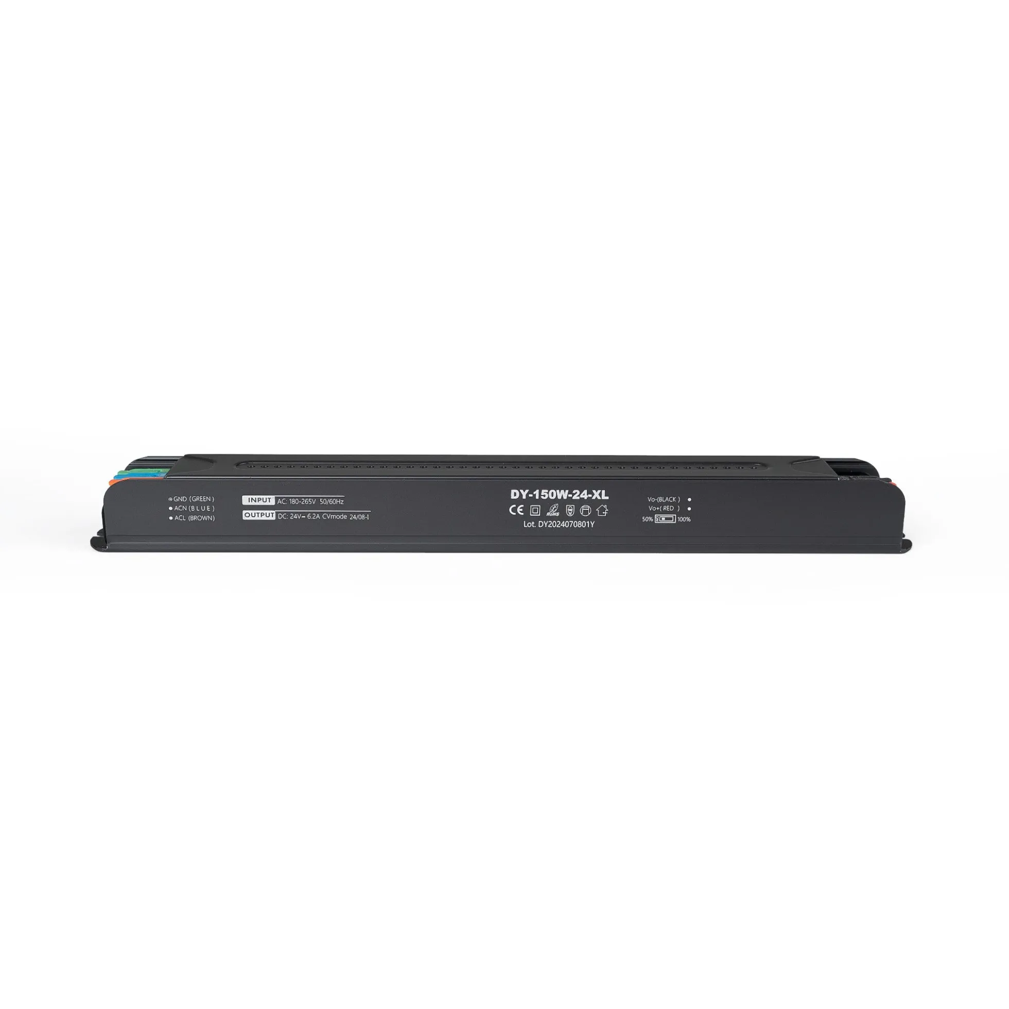 Fuente de alimentación Slim 150W 24V - 6A - Alta eficiencia - IP20